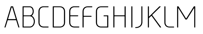 Tadao-Light Font UPPERCASE