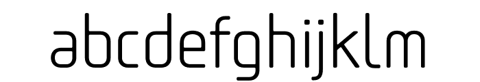 Tadao-Regular Font LOWERCASE