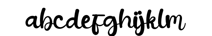 Tahugraphy Font LOWERCASE