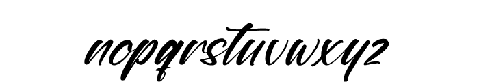Taillor Amillate Italic Font LOWERCASE