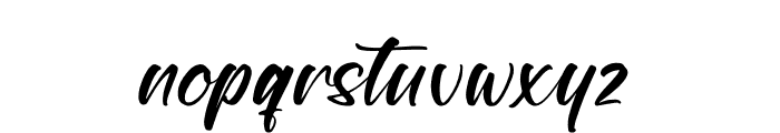 Taillor Amillate Font LOWERCASE