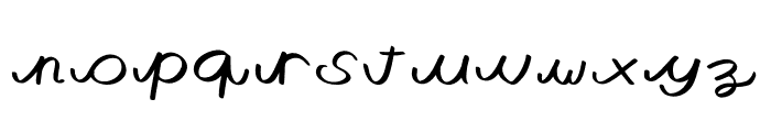 Taily Style Font LOWERCASE
