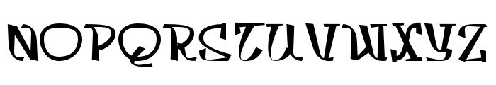 Takashimura Black Font UPPERCASE