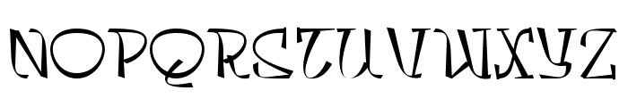 Takashimura Normal Font UPPERCASE