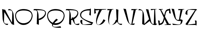 Takashimura Regular Font UPPERCASE