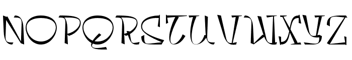 Takashimura UltraLight Font UPPERCASE