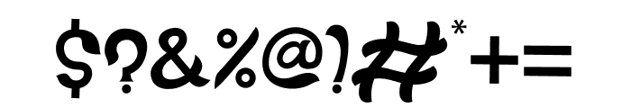 Takatsuki Style Font OTHER CHARS