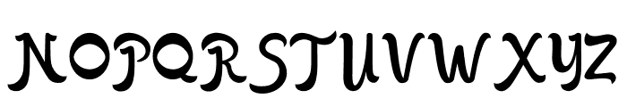 Takatsuki Style Font UPPERCASE