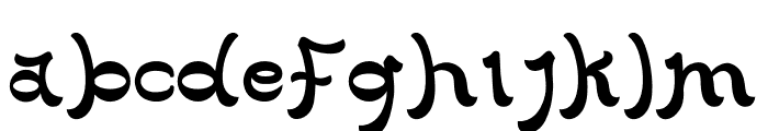 Takatsuki Style Font LOWERCASE