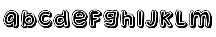 Takeover College Comic Regular Font LOWERCASE