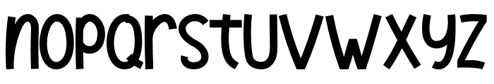 Takidos Font LOWERCASE