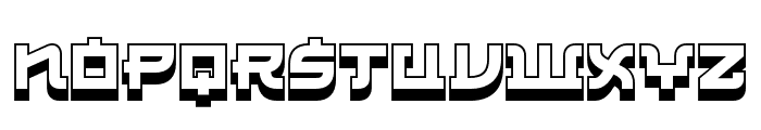 Takisumo Extrude Regular Font LOWERCASE