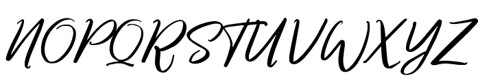 Talent Signature Regular Font UPPERCASE