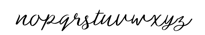 Talent Signature Regular Font LOWERCASE