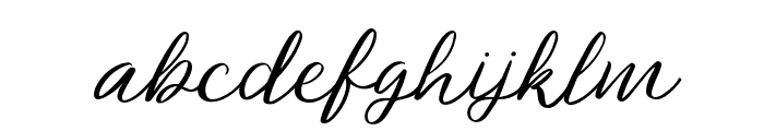 TalentSignature-Regular Font LOWERCASE