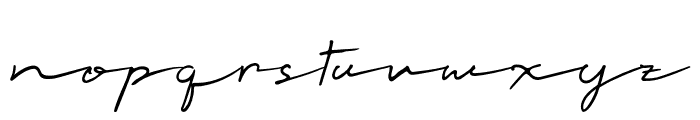 TalesianSignature Font LOWERCASE