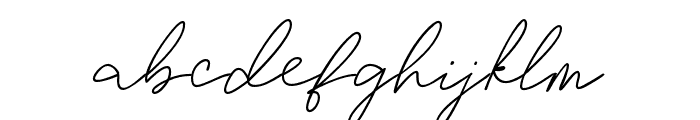 TaliyahLight Font LOWERCASE