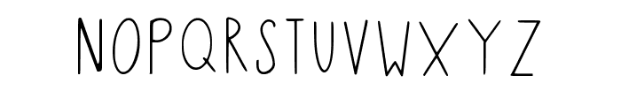 Tall Sticks Regular Font LOWERCASE
