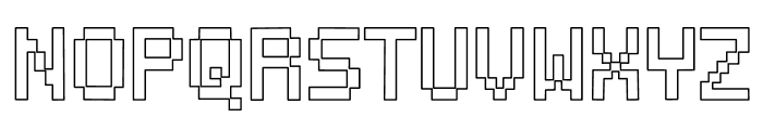Tallbit Line Font UPPERCASE
