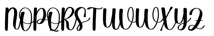 Tallenta Font UPPERCASE