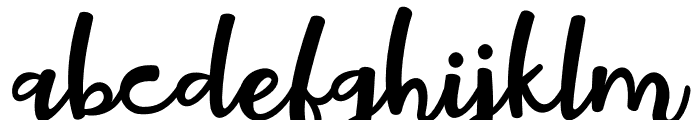 Tallsy Smalls Script Font LOWERCASE
