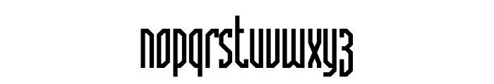 Talltype Font LOWERCASE