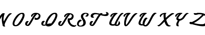 Talmano Italic Regular Font UPPERCASE