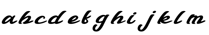 Talmano Italic Regular Font LOWERCASE