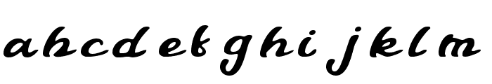 Talmano Rough Regular Font LOWERCASE