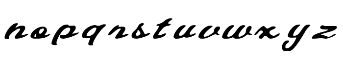 TalmanoRoughItalic-Regular Font LOWERCASE