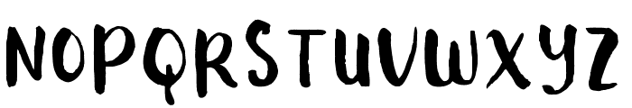Tamarind Brush Regular Font UPPERCASE