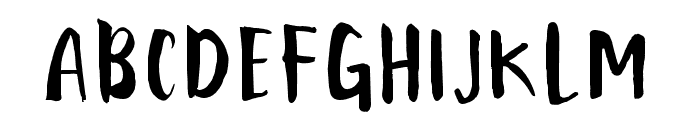 TamarindBrush-Regular Font UPPERCASE