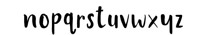 TamarindBrush-Regular Font LOWERCASE
