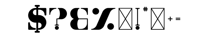 Tamira Black Font OTHER CHARS