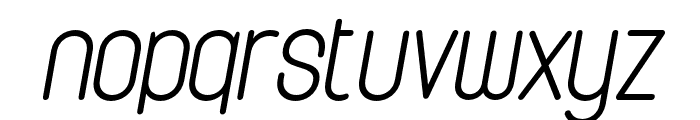 Tanaka-Italic Font LOWERCASE