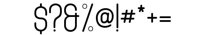Tanaka-Regular Font OTHER CHARS