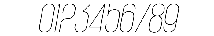 Tanaka-ThinItalic Font OTHER CHARS
