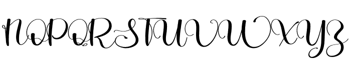 Tangerline Font UPPERCASE
