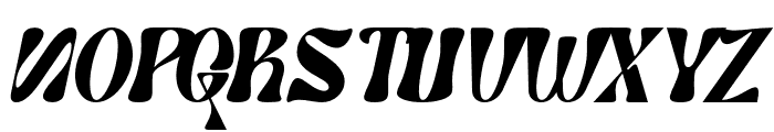TangoSilver-Italic Font UPPERCASE
