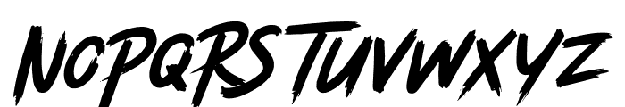 Tanisher Italic Font LOWERCASE