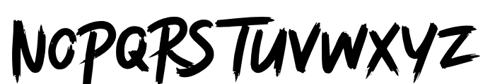 Tanisher Font LOWERCASE