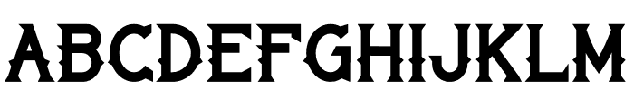 Tanker Font UPPERCASE