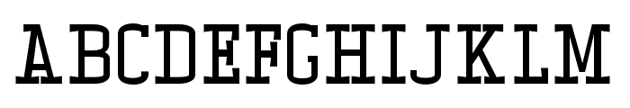 Tantic regular Font UPPERCASE