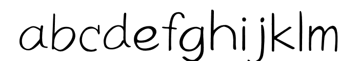 Tanvara Font LOWERCASE