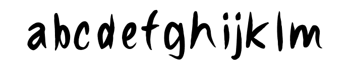 Taradone Font LOWERCASE