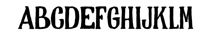 Targarley Font UPPERCASE