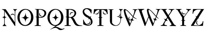 Tarot Font UPPERCASE