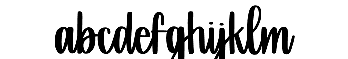 Tasty Tempeh Font LOWERCASE