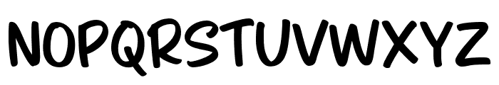 TastyBrownies-Regular Font UPPERCASE