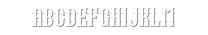 Tattoo Master Shadow Font LOWERCASE